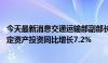 今天最新消息交通运输部副部长付绪银：1—5月水运建设固定资产投资同比增长7.2%