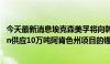 今天最新消息埃克森美孚将向韩国电动汽车电池制造商SK On供应10万吨阿肯色州项目的锂