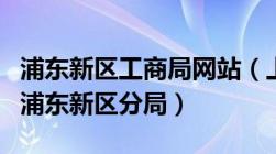 浦东新区工商局网站（上海市工商行政管理局浦东新区分局）