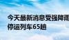 今天最新消息受强降雨影响 重庆火车站今日停运列车65趟