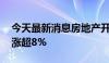 今天最新消息房地产开发板块走强 大龙地产涨超8%