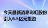 今天最新消息彩虹股份：全资子公司增资扩股引入6.5亿元投资