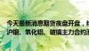 今天最新消息期货夜盘开盘，纯碱主力合约涨超2%，沪锡、沪银、氧化铝、玻璃主力合约涨超1%