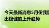 今天最新消息5月份我国外贸进出口持续表现出稳健的上升趋势