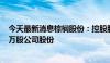 今天最新消息棕榈股份：控股股东拟增持2000万股至2320万股公司股份