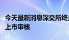 今天最新消息深交所终止海盛钨业创业板发行上市审核