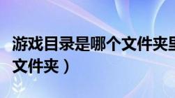 游戏目录是哪个文件夹里的（游戏目录是哪个文件夹）