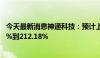 今天最新消息神通科技：预计上半年净利润同比增加182.91%到212.18%