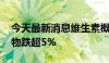 今天最新消息维生素概念股持续走低 圣达生物跌超5%