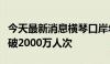 今天最新消息横琴口岸年内客流量有望首次突破2000万人次