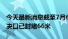 今天最新消息截至7月6日20时 洞庭湖226米决口已封堵66米