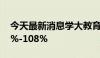 今天最新消息学大教育：上半年净利预增46%-108%