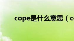 cope是什么意思（cop是什么意思）