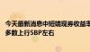 今天最新消息中短端现券收益率大幅上行，1-5Y现券收益率多数上行5BP左右