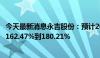 今天最新消息永吉股份：预计2024年上半年净利润同比增加162.47%到180.21%