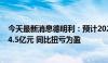 今天最新消息德明利：预计2024年上半年净利润3.8亿元至4.5亿元 同比扭亏为盈