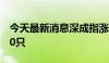 今天最新消息深成指涨逾1% 上涨个股超3400只