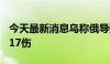 今天最新消息乌称俄导弹袭击已致基辅31死117伤