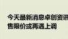 今天最新消息卓创资讯：明晚24时成品油零售限价或再遇上调