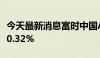 今天最新消息富时中国A50指数期货盘初上涨0.32%