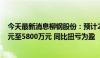 今天最新消息柳钢股份：预计2024年上半年净利润5000万元至5800万元 同比扭亏为盈