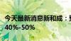 今天最新消息新和成：预计上半年净利润增长40%-50%