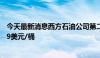 今天最新消息西方石油公司第二财季实现的石油价格为79.89美元/桶