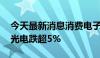 今天最新消息消费电子概念股震荡走低 水晶光电跌超5%