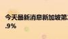 今天最新消息新加坡第二季度GDP同比增长2.9%