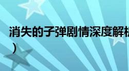 消失的子弹剧情深度解析（消失的子弹演员表）