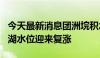 今天最新消息团洲垸积水累计下降超1米 洞庭湖水位迎来复涨