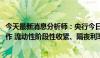 今天最新消息分析师：央行今日实施6760亿元逆回购巨额操作 流动性阶段性收紧、隔夜利率上行幅度偏大是直接原因