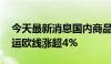 今天最新消息国内商品期货收盘涨跌不一 集运欧线涨超4%