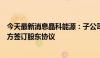 今天最新消息晶科能源：子公司与沙特公共投资基金等相关方签订股东协议