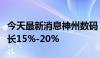 今天最新消息神州数码：预计上半年净利润增长15%-20%