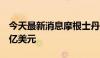 今天最新消息摩根士丹利2024年Q2营收150亿美元