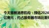 今天最新消息机构：预估2024年全球AI服务器产值达1870亿美元，约占服务器市场比重65%