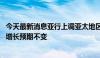 今天最新消息亚行上调亚太地区经济发展预期 维持中国经济增长预期不变