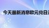 今天最新消息欧元兑日元EUR/JPY跌超1%