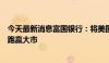 今天最新消息富国银行：将美国银行板块评级从中性调升至跑赢大市