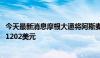 今天最新消息摩根大通将阿斯麦目标价格从1172美元上调至1202美元