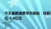 今天最新消息华升股份：控股子公司土地收储补偿金额3.4亿-3.8亿元