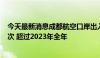 今天最新消息成都航空口岸出入境人员今年已突破300万人次 超过2023年全年