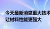 今天最新消息重大技术突破 这种超大型装备让材料性能更强大