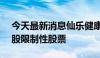 今天最新消息仙乐健康：拟回购注销89.7万股限制性股票