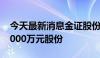 今天最新消息金证股份：拟回购2000万元-3000万元股份