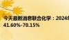 今天最新消息联合化学：2024年半年度净利润预计同比增长41.60%-70.15%