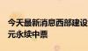 今天最新消息西部建设：拟申请注册发行6亿元永续中票