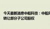 今天最新消息中船科技：中船风电下属全资子公司拟预挂牌转让部分子公司股权