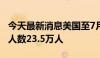 今天最新消息美国至7月20日当周初请失业金人数23.5万人